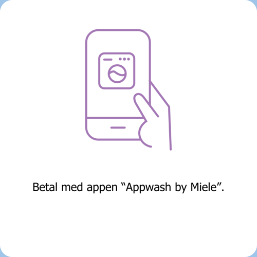 Hos Clean Kokos kan du betale med appen Appwash by Miele.