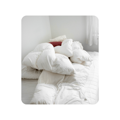 Washing and drying of duvets