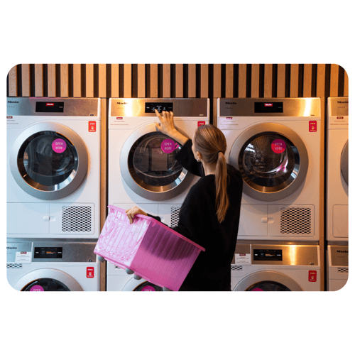 At Clean Kokos, you can use many different washing- and drying programs. 