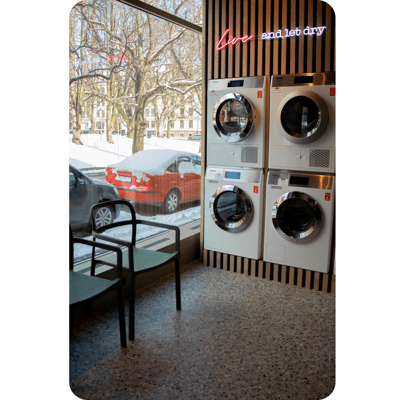 Clean Kokos is a self service laundromat.
