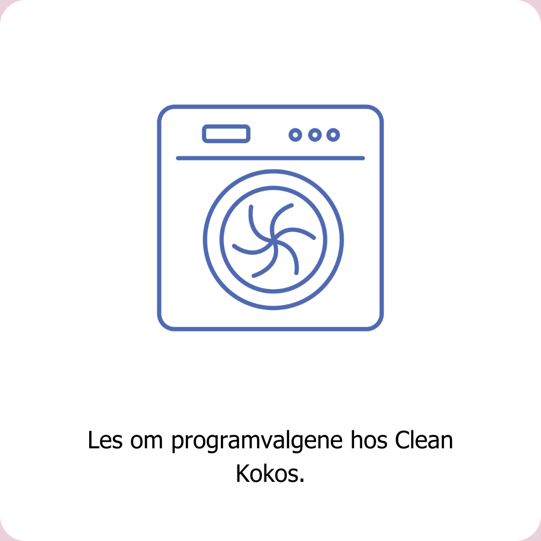 Les om programvalgene hos Clean Kokos.